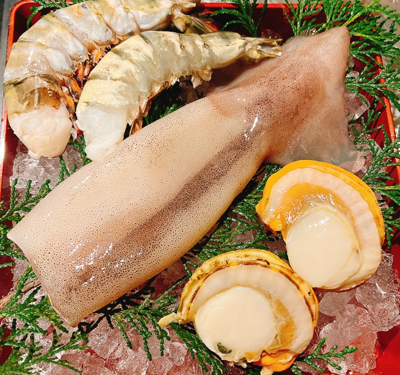 厳選された和牛と海鮮